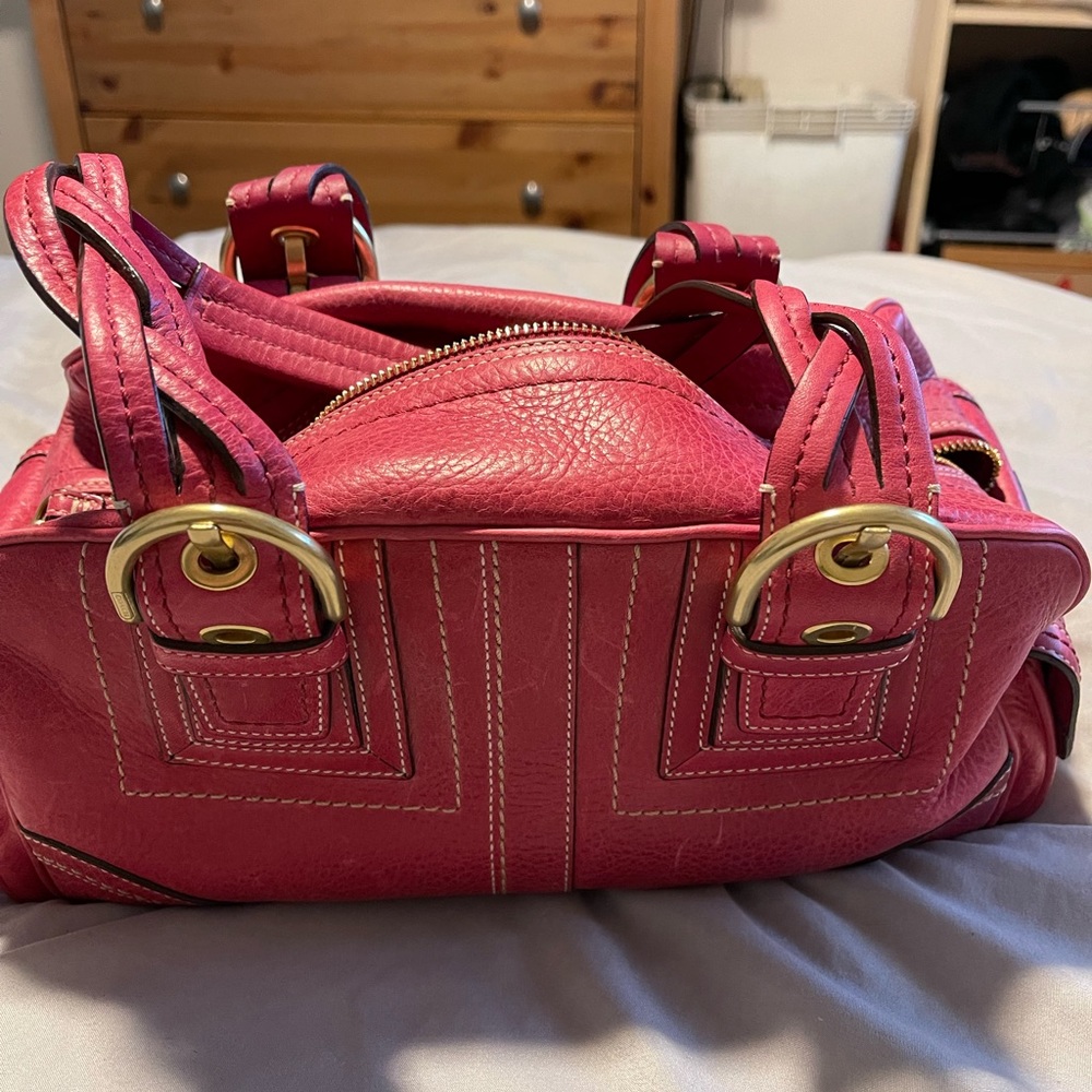 Hot Pink Coach Satchel